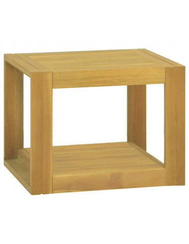 Mobile da Bagno a Parete 45x45x35 cm in Legno Massello di Teak