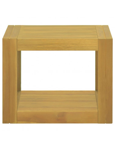 Mobile da Bagno a Parete 45x45x35 cm in Legno Massello di Teak