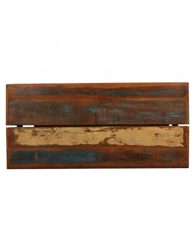 Set per Bar 7 pz in Legno Massello di Recupero e Vera Pelle