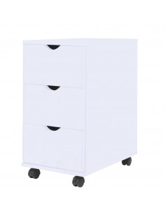 Cassettiera 33x45x60 cm Bianca 2