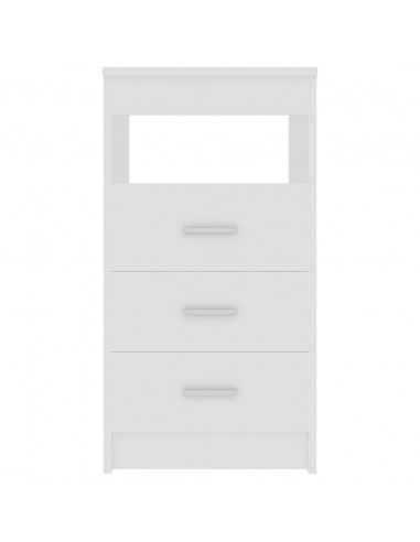 Cassettiera Bianca 40x50x76 cm in Legno Multistrato