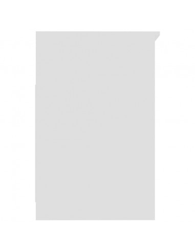 Cassettiera Bianca 40x50x76 cm in Legno Multistrato