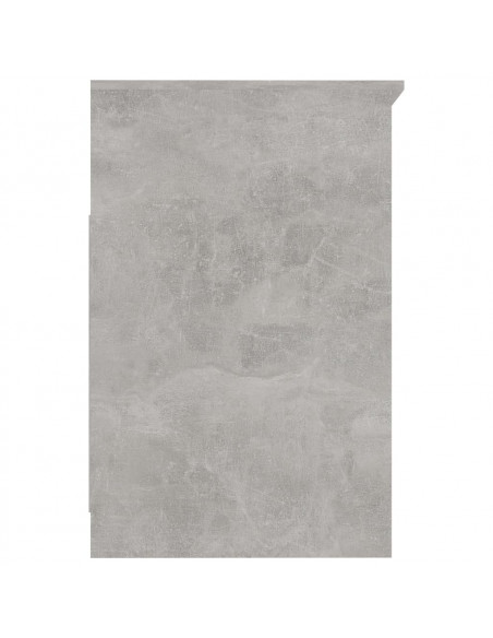 Cassettiera Grigio Cemento 40x50x76 cm in Legno Multistrato