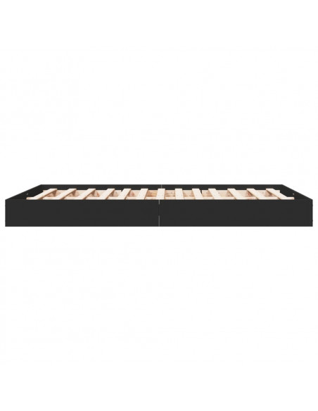 Giroletto Nero 135x190 cm in Legno Multistrato