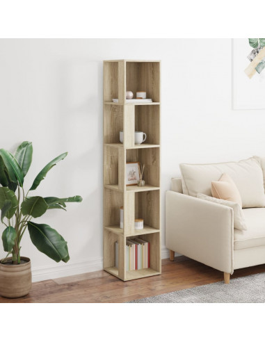 Armadio Angolare Rovere Sonoma 33x33x164,5 cm in Truciolato