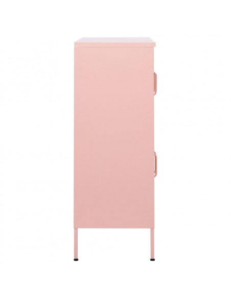 Armadietto Rosa 80x35x101,5 cm in Acciaio