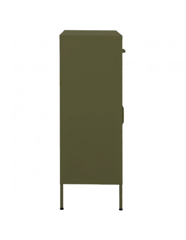 Armadietto Verde Oliva 80x35x101,5 cm in Acciaio