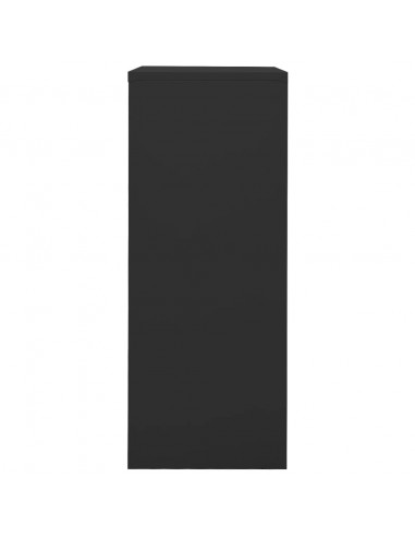 Armadio per Ufficio Antracite 90x40x102 cm in Acciaio