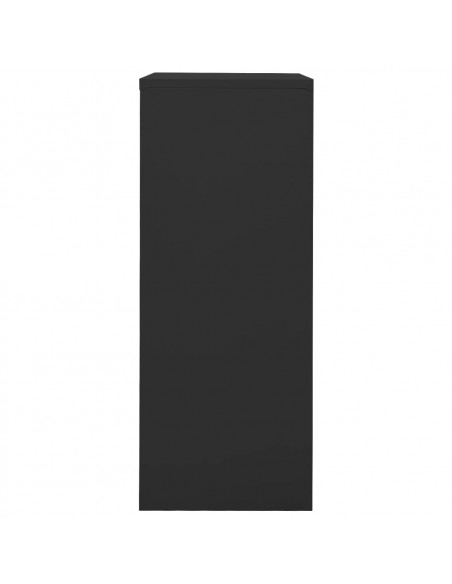 Armadio per Ufficio Antracite 90x40x102 cm in Acciaio