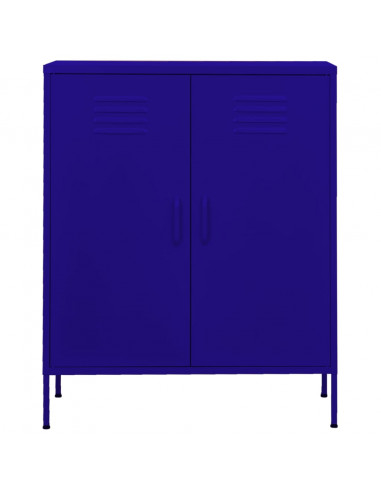 Armadietto Blu Marino 80x35x101,5 cm in Acciaio