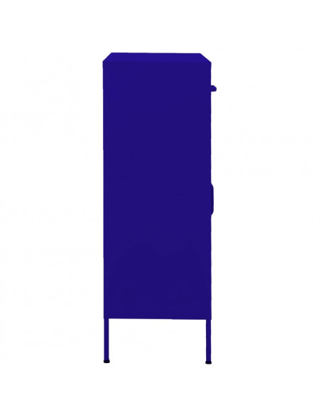 Armadietto Blu Marino 80x35x101,5 cm in Acciaio