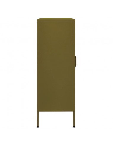 Armadietto Verde Oliva 80x35x101,5 cm in Acciaio
