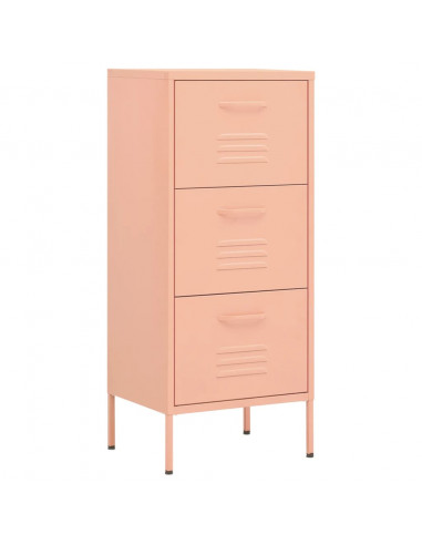 Armadietto Rosa 42,5x35x101,5 cm in Acciaio