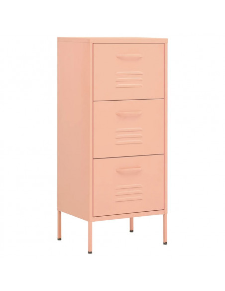 Armadietto Rosa 42,5x35x101,5 cm in Acciaio