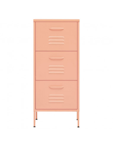 Armadietto Rosa 42,5x35x101,5 cm in Acciaio