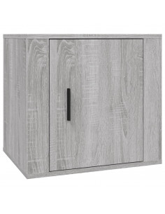 Comodino Grigio Sonoma 50x39x47 cm 2