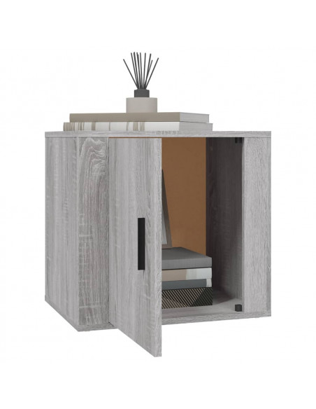 Comodino Grigio Sonoma 50x39x47 cm