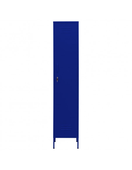 Armadio Blu Marino 35x46x180 cm in Acciaio