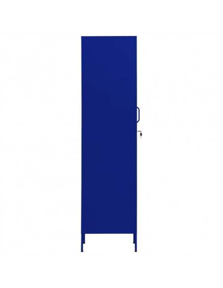 Armadio Blu Marino 35x46x180 cm in Acciaio