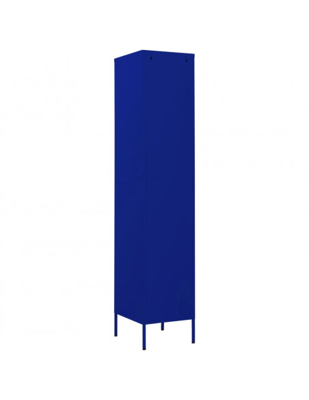 Armadio Blu Marino 35x46x180 cm in Acciaio