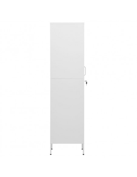 Armadio Bianco 35x46x180 cm in Acciaio