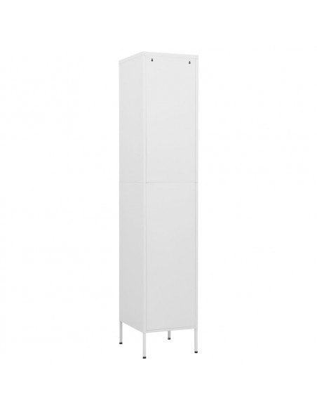 Armadio Bianco 35x46x180 cm in Acciaio
