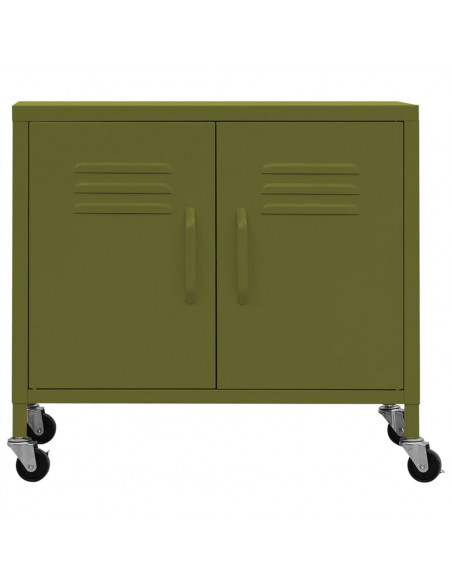 Armadietto Verde Oliva 60x35x56 cm in Acciaio