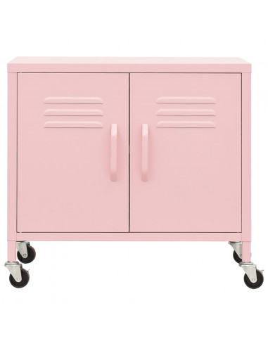 Armadietto Rosa 60x35x56 cm in Acciaio