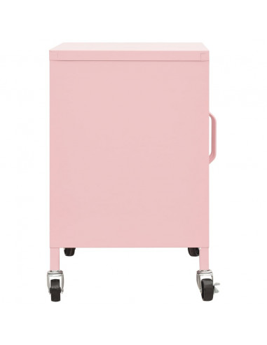 Armadietto Rosa 60x35x56 cm in Acciaio