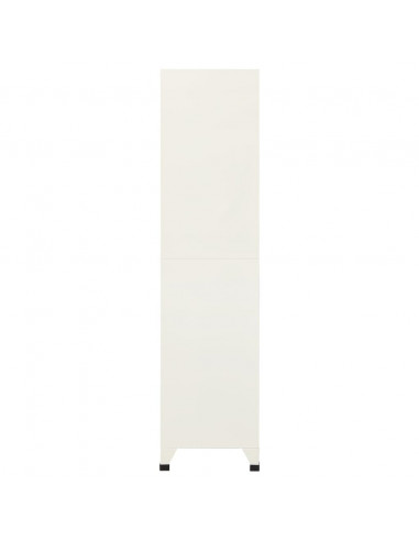 Armadietto con Serratura Grigio e Blu 90x45x180 cm in Acciaio