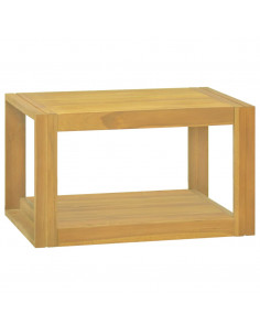 Mobile da Bagno a Parete 60x45x35 cm in Legno Massello di Teak 2
