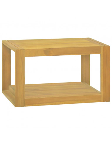 Mobile da Bagno a Parete 60x45x35 cm in Legno Massello di Teak