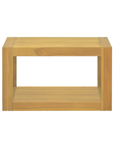 Mobile da Bagno a Parete 60x45x35 cm in Legno Massello di Teak