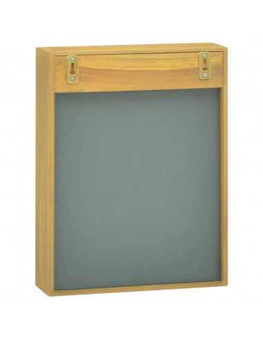 Mobile a Specchio 30x10x40 cm in Legno Massello di Teak