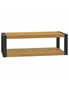 Mobile da Bagno 120x45x35 cm in Legno Massello di Teak 2