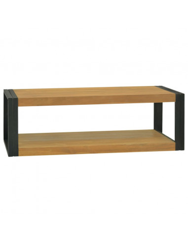 Mobile da Bagno 120x45x35 cm in Legno Massello di Teak