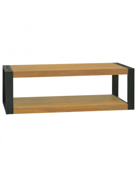 Mobile da Bagno 120x45x35 cm in Legno Massello di Teak