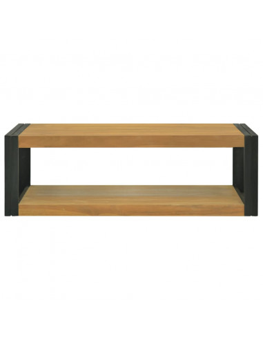 Mobile da Bagno 120x45x35 cm in Legno Massello di Teak