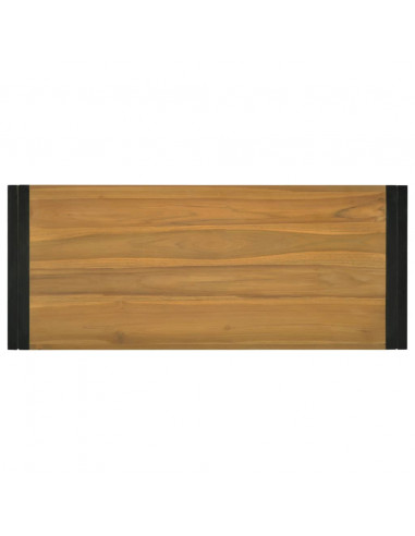 Mobile da Bagno 120x45x35 cm in Legno Massello di Teak