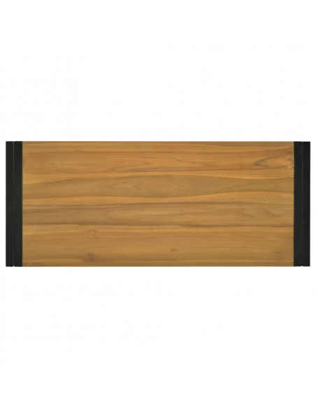 Mobile da Bagno 120x45x35 cm in Legno Massello di Teak