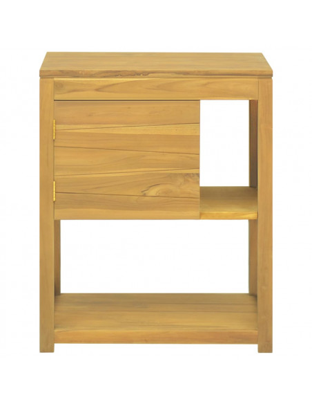 Mobile da Bagno 60x40x75 cm in Legno Massello di Teak