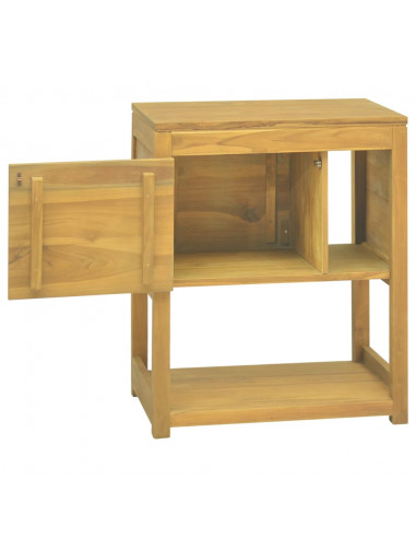 Mobile da Bagno 60x40x75 cm in Legno Massello di Teak