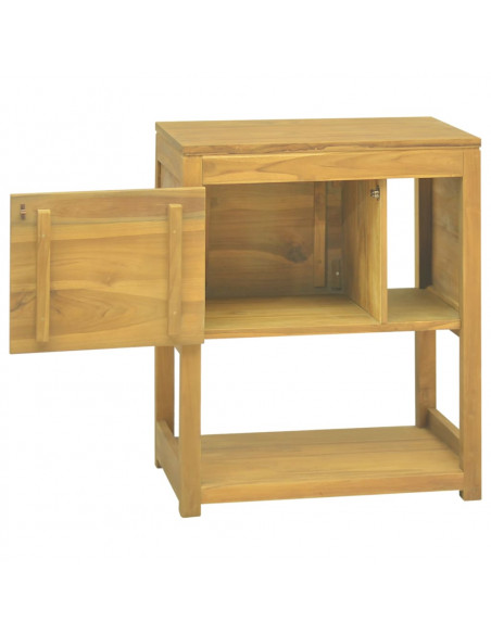 Mobile da Bagno 60x40x75 cm in Legno Massello di Teak