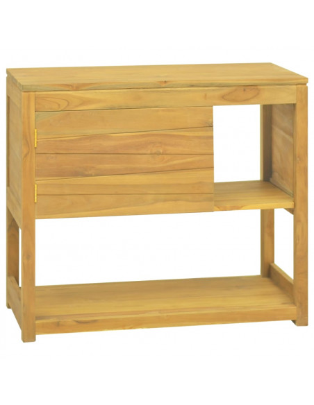 Mobile da Bagno 85x40x75 cm in Legno Massello di Teak