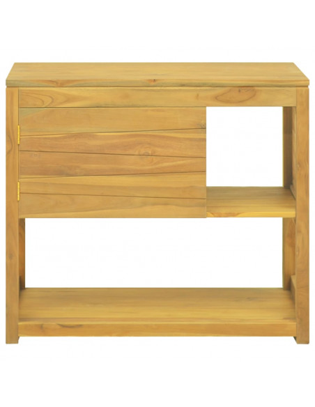 Mobile da Bagno 85x40x75 cm in Legno Massello di Teak