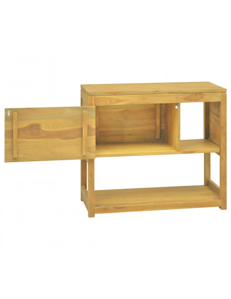Mobile da Bagno 85x40x75 cm in Legno Massello di Teak