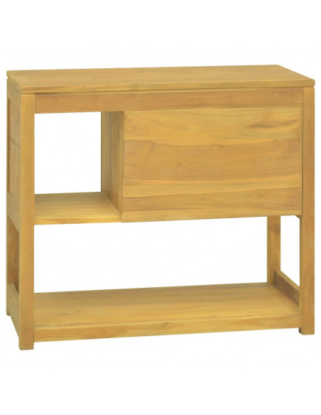 Mobile da Bagno 85x40x75 cm in Legno Massello di Teak