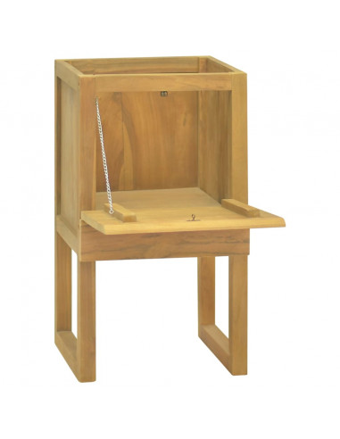 Mobile da Bagno 45x45x75 cm in Legno Massello di Teak