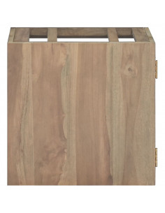 Mobile da Bagno a Parete 46x25,5x40cm in Legno Massello di Teak 2