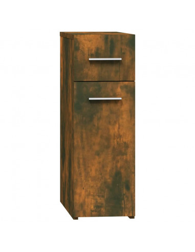 Mobile Farmacia Rovere Fumo 20x45,5x60 cm in Legno Multistrato